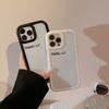 Suitable for 16ProMax phone case, 17 minimalist English smiley face, iPhone13 acrylic, 12 Apple, 11 magnetic suction, 16