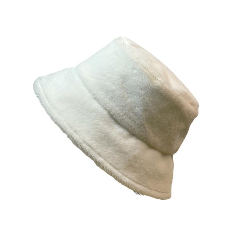 Autumn and Winter Fisherman Hat Korean Version Versatile Japanese Style Face Showing Small Warm Basin Hat Top Hat Bucket Hat Trendy