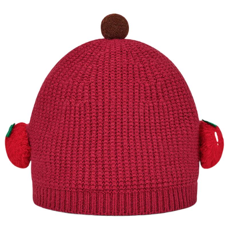 Balabala Girls 3D Tomato Earflap Winter Hat 110