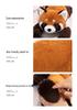 New Style Raccoon Panda Plush Toy - Cartoon Shoulder Doll for Kids