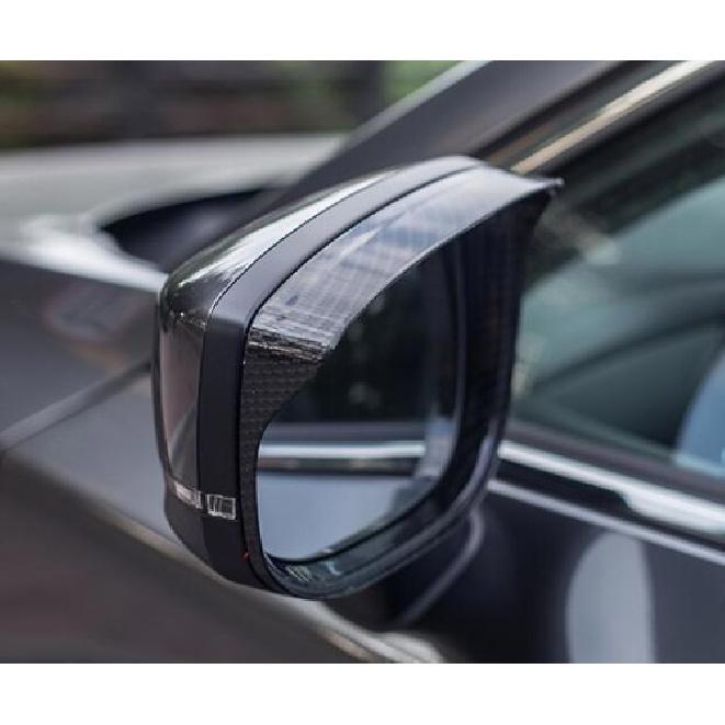 For Mazda CX-50 2023-2024 Carbon Fiber Rearview Mirror Rain Eyebrow Cover Guard