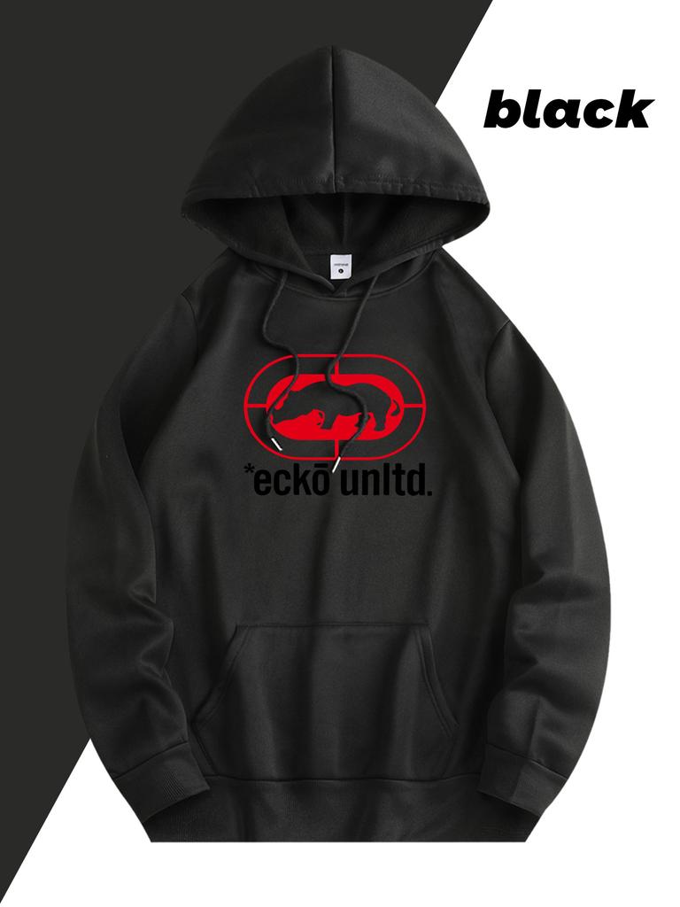 Men's Fleece Lined Hoodie Adjustable Drawstring Hood Kangaroo Pocket Season Casual Streetwear Sweatshirt Sporty Outdoor Apparel