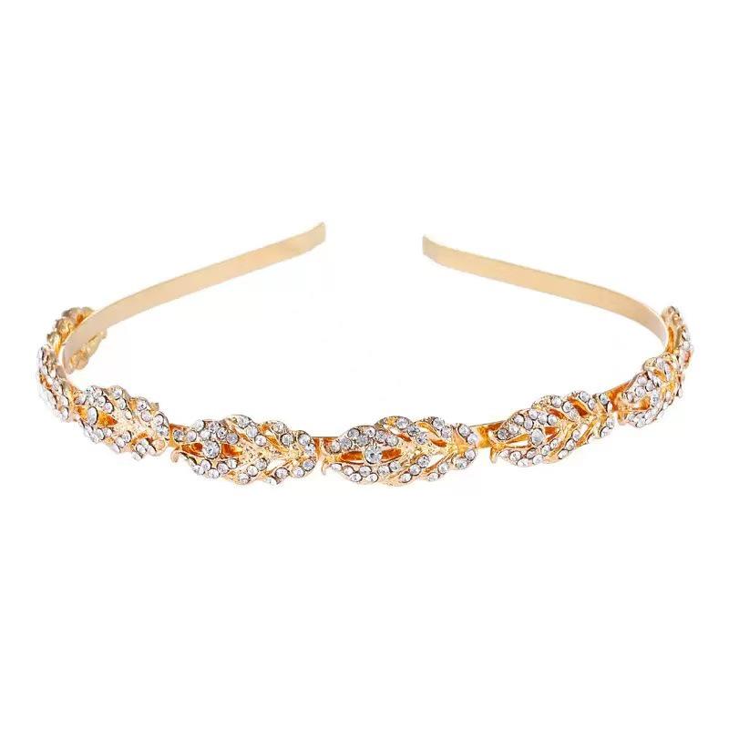 New Alloy Full Diamond Bridal Headband - European & American Christmas Hair Accessory