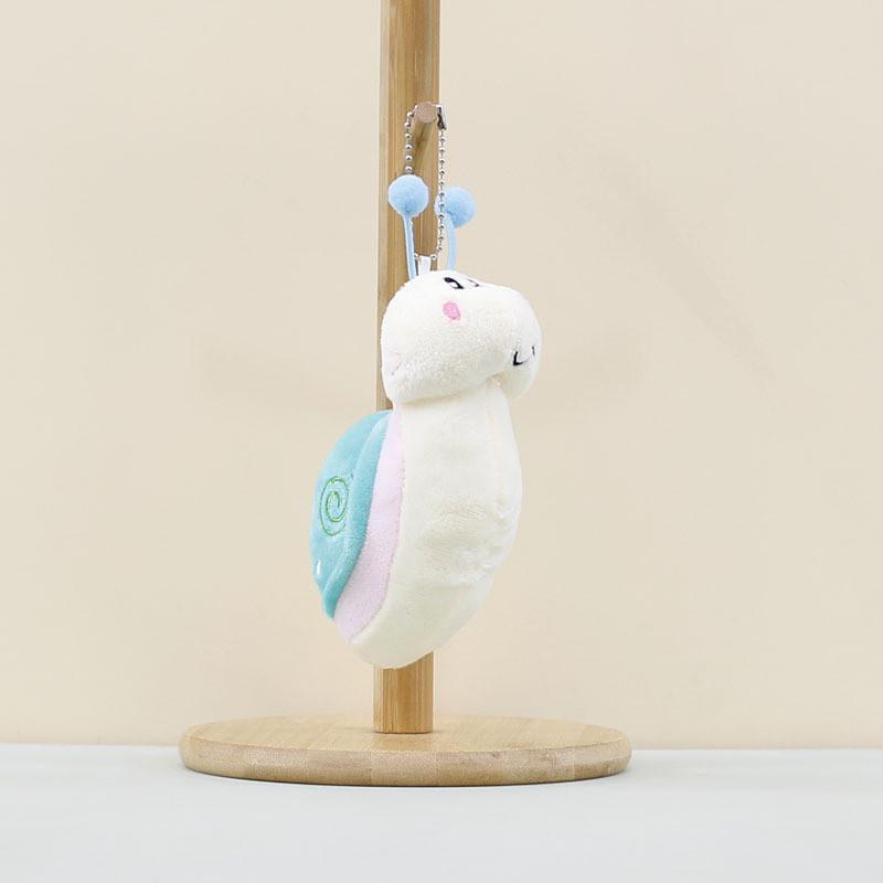 Delightful Lake Blue Snail Plush Toy Keychain Soft And Cuddly For Kids And Collectors Lake Blue Snail