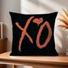 Rapper The Wweeknd X O album  Pillow Cover for Bedroom Room and Living Room Sofa Decorative Cushion Cover