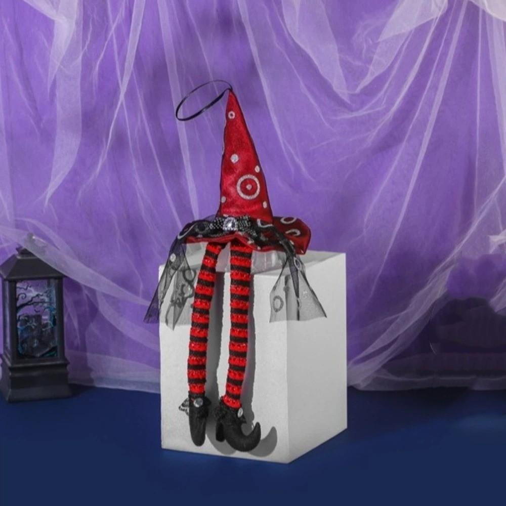 Striped Long Legs Long Leg Witch Hanging Ornament Party Witch Leg Pendant Haunted Escape Room