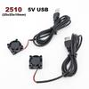 2,5cm DC 5V Ανεμιστήρας USB 2510 Ψύκτης Κουτιού Υπολογιστή 25mm DC5V Χωρίς Ψήκτρες Ανεμιστήρες Ψύξης Για Raspberry Ψύκτρα Εξαερισμός Ρουλεμάν Λαδιού