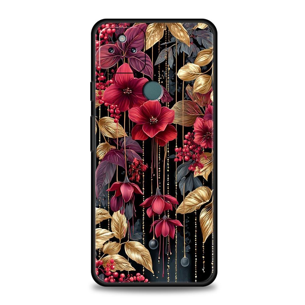 

Абстрактные Растения Цветок Чехол для Телефона Cover для Google Pixel 10 9 8 7 6 9A 8A 7A 6A Pro Ударопрочный Мягкий ТПУ 9 Pro XL Оболочка Capas Сумка Pixel 9A