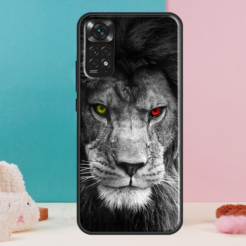 Löwen-Kunst-Hülle für Xiaomi Redmi Note 14 13 Pro 12 11 9 10 9S 10S 11S 12S Redmi 14C 13C 10C 12C Abdeckung