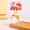 Funny Detect UV Color Change Duck Pendant Cartoon Roast Chicken Keychain  Backpack Decor