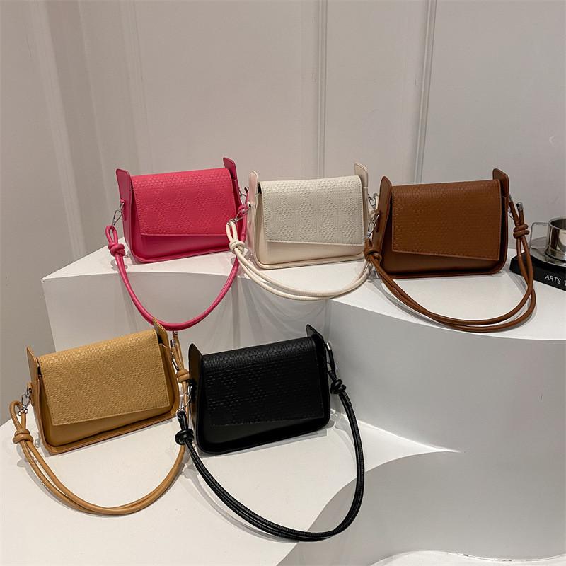 Square Small Sophisticated Tote Bag For Women With Textured Design And Phone Pocket