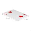 Relaxdays Jumbo Playing Cards 54 Plastic Playing Cards Xxl Waterproof Multicolor 18 X 13 Cm 10023627