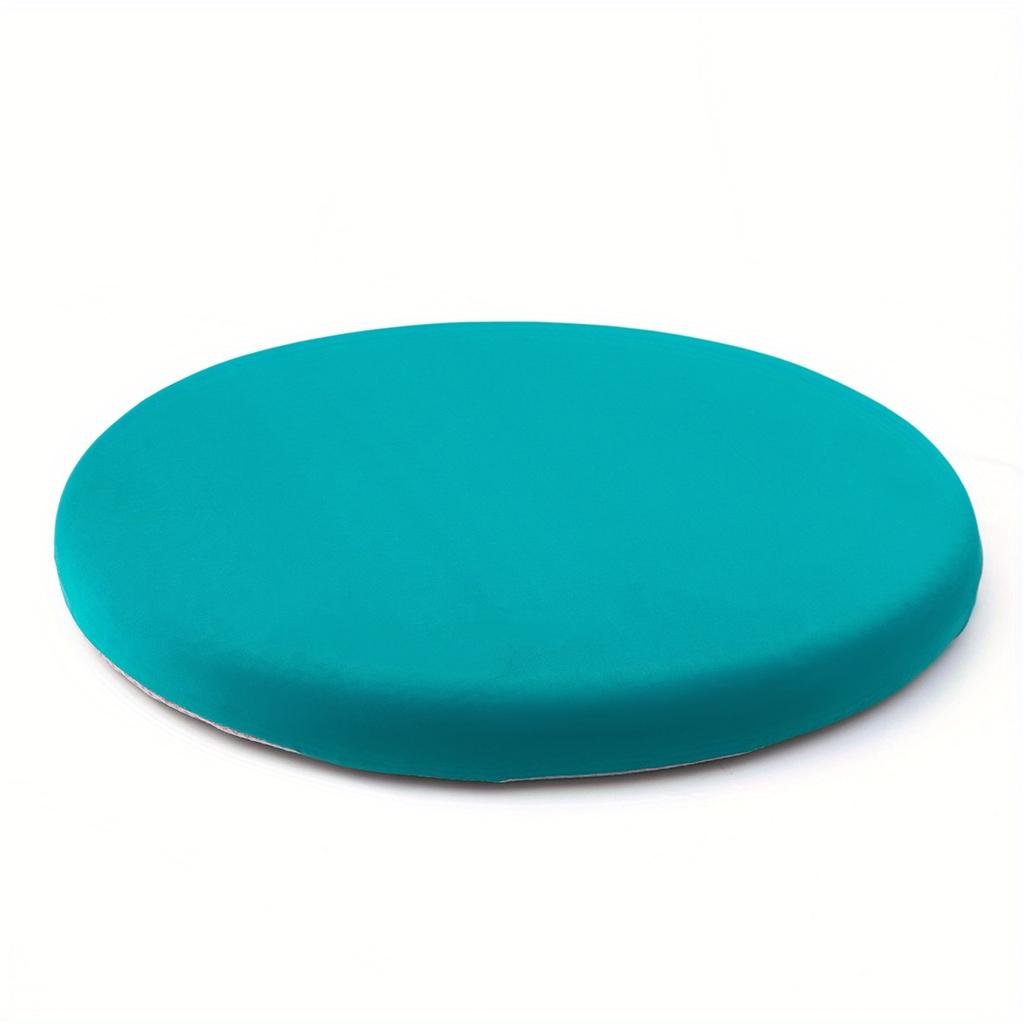 Open Round Ice-slip Fiber Fabric Memory Seat Cushion for Office and Home Use, Rebound Seat Cushion for All Seasons