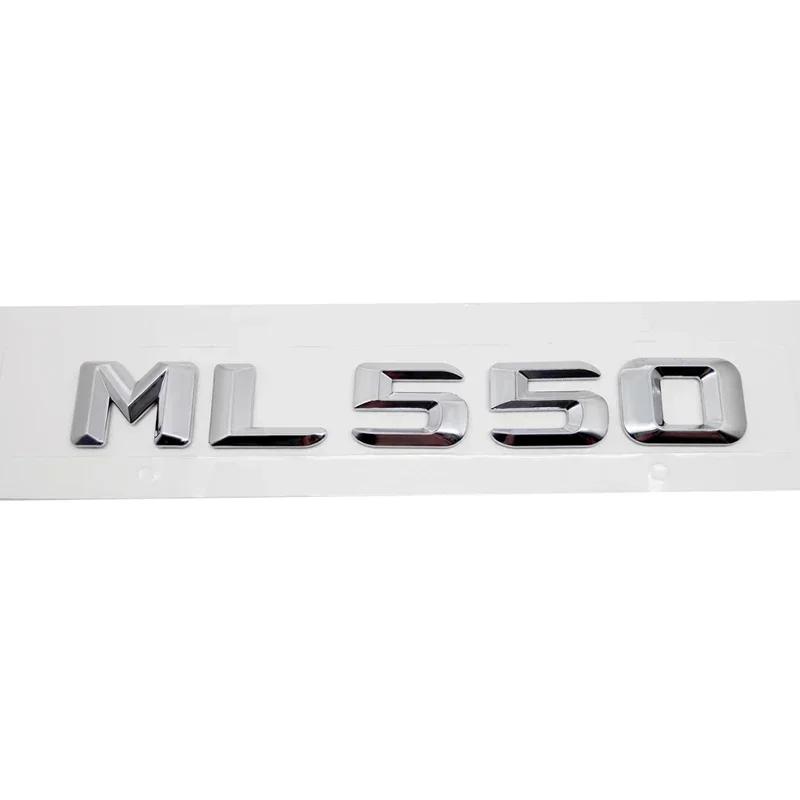 3D Car Rear Badge Emblem Sticker  Tail Box Number Letter Decal Decoration for ML430 ML450 ML500 ML550 Modified Accessories