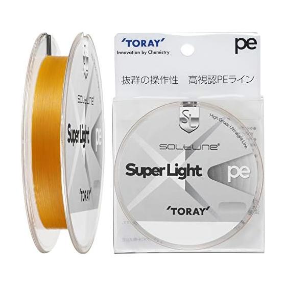 TORAY Леска для морской рыбалки Super Light PE 150м Золотисто-оранжевая