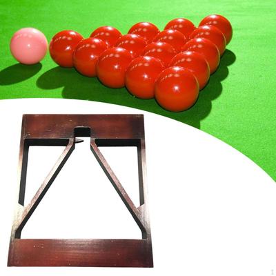 Holz Billardkugel Dreieckständer, Pooltisch Halter, Positionierungsständer, Robust, Poolständer
