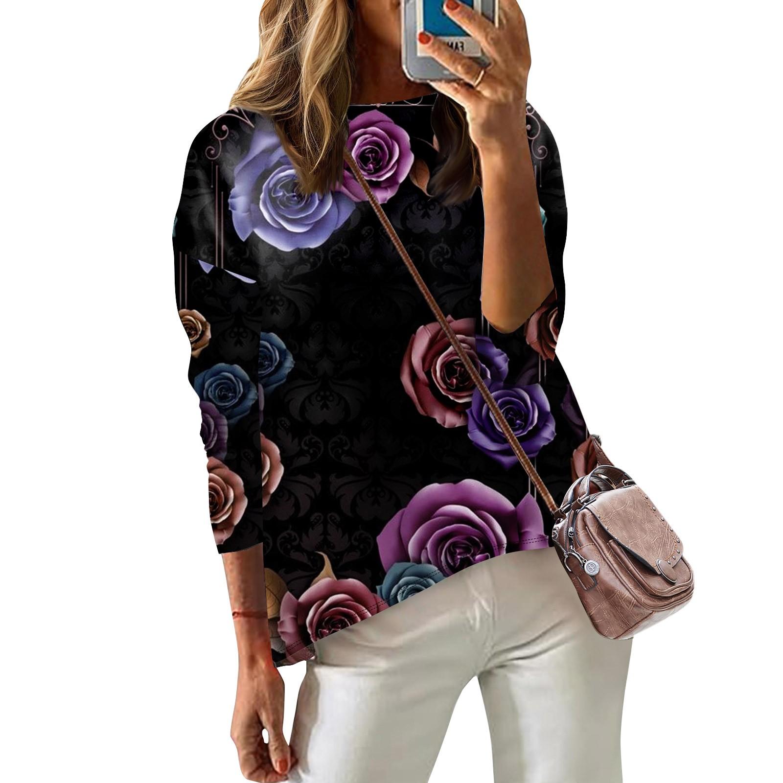 Женская футболка с принтом — фото 4