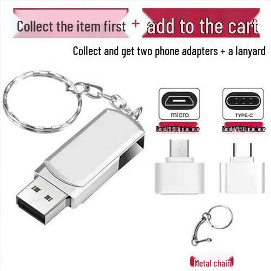 256GB Hochgeschwindigkeits-Dual-Use-USB-Stick für Mobilgeräte und PC - Ideal für Laptops und Bürocomputer