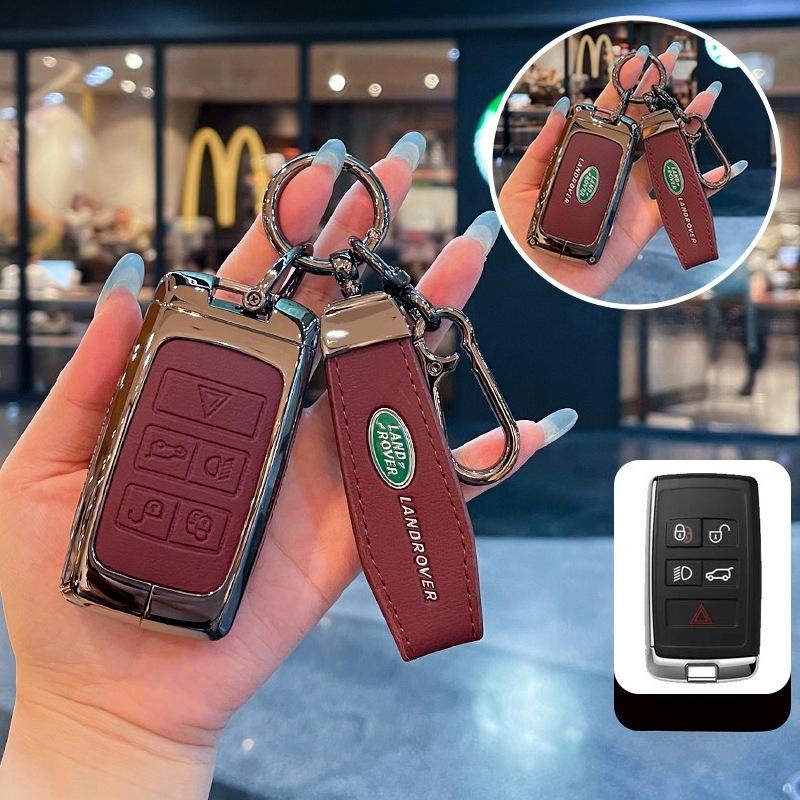 2024 Sonderedition Land Rover Schlüsselhülle für Range Rover Discovery 4 Sport / Evoque / Defender / Velar Auto Schale Schnalle Tasche