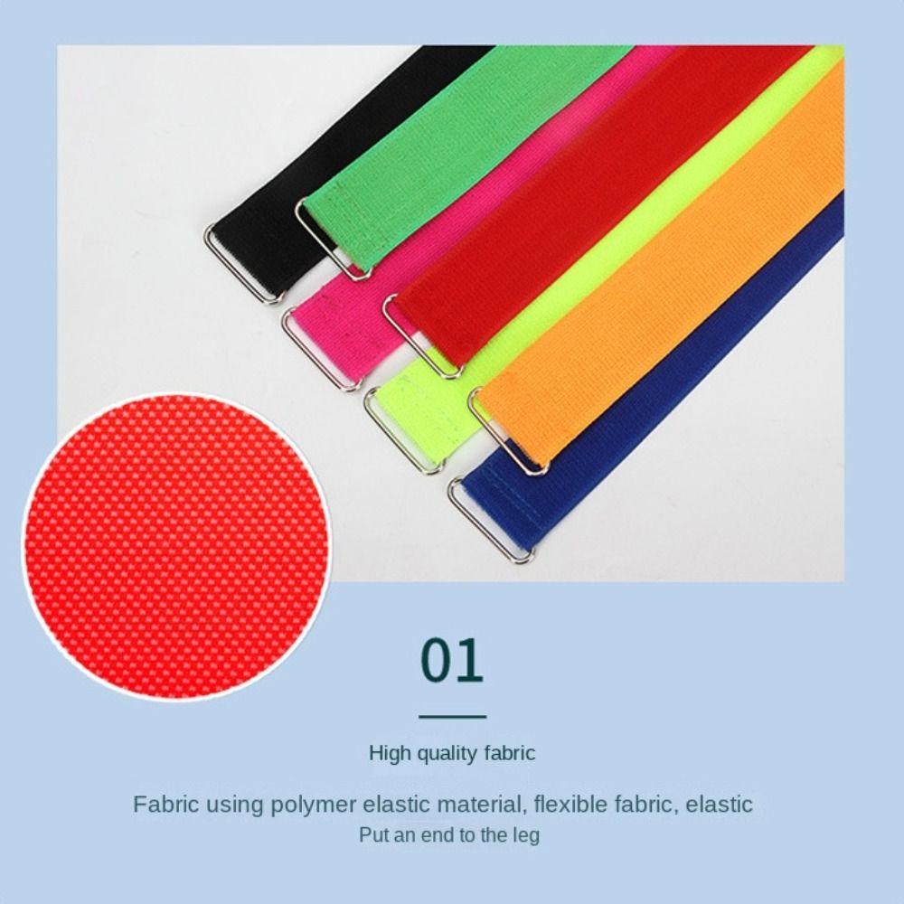Non-slip Two Person Three Legged Armbands Visibility Legged Race Band  Outdoor