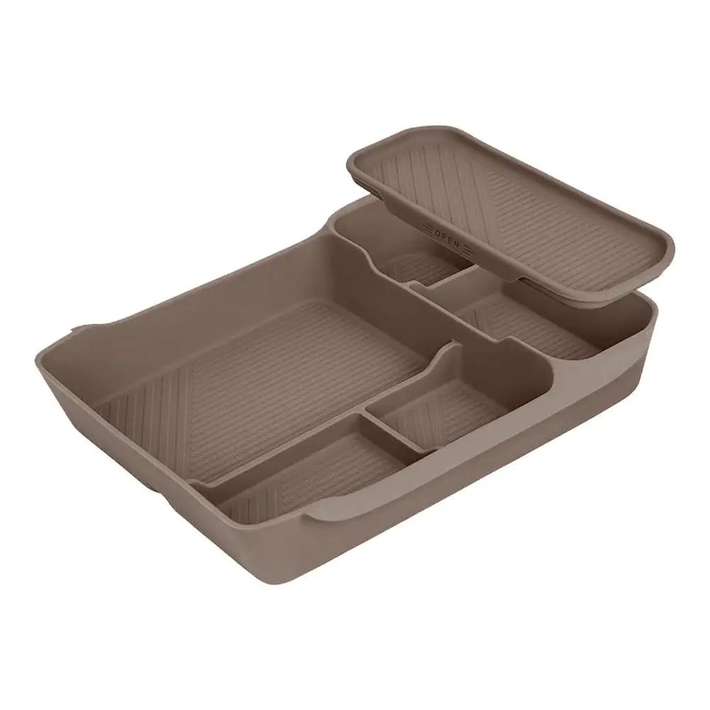 Double Layer Storage Box Under Center Console High Quality Silicone Car Interior Decoration Mordern Modification For LIxian K1C2