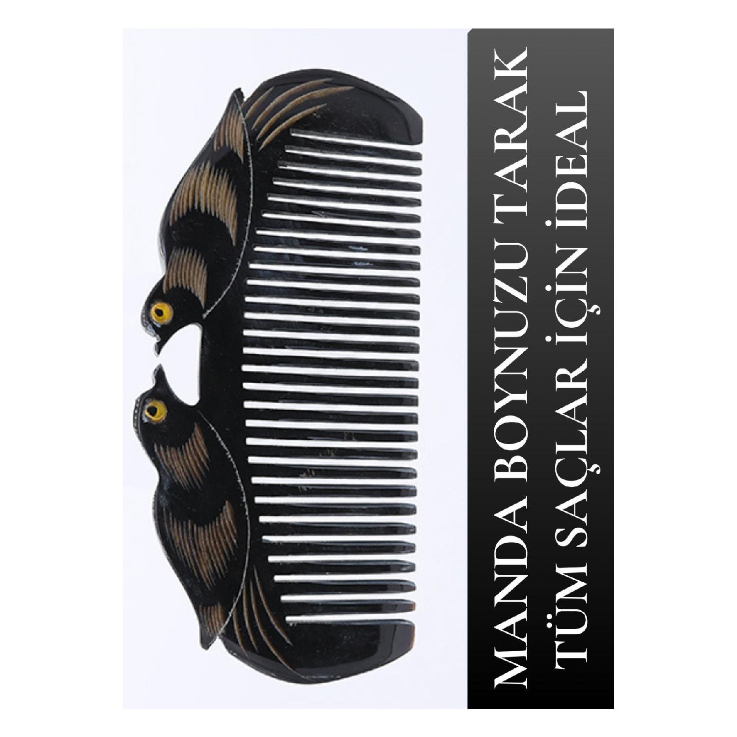 

Manda Horn -horn Natural Bone Comb Model For Medium And Long Hair Peacock Model