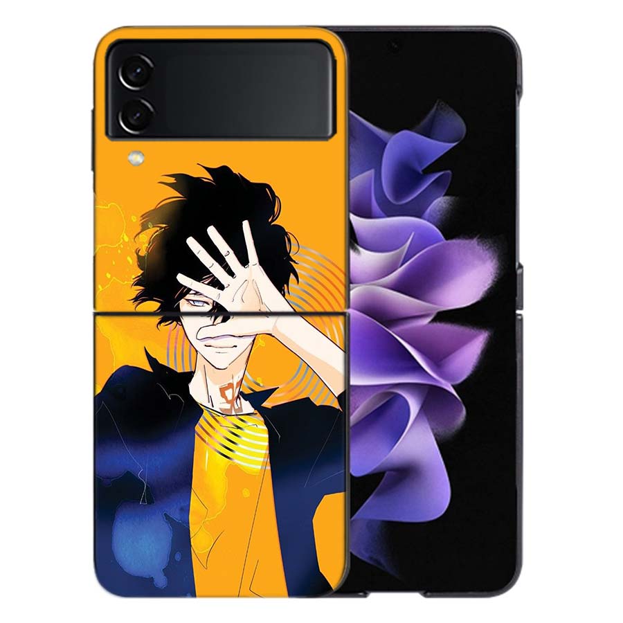 Kamonohashi Ron Coque For Samsung Z Flip7 6 Galaxy Case Shockproof Z Flip5 Z Flip3 4 5G Hard Cover Phone TPU PC Hard Funda