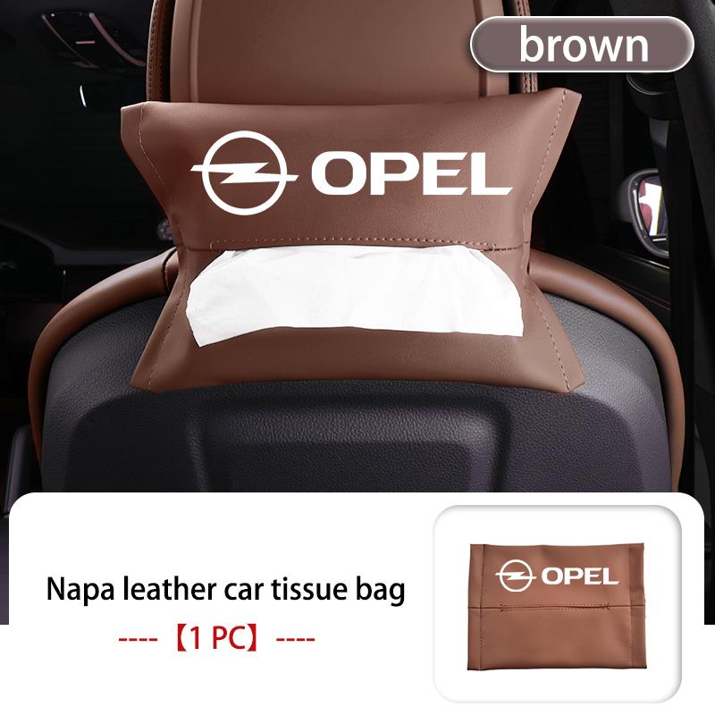 For Opel Car Seat Headrest Tissue Box Hanging Paper Towel Protetor Cover Organizer Tool Meriva Mokka Grandland Vectra Zafira BX8