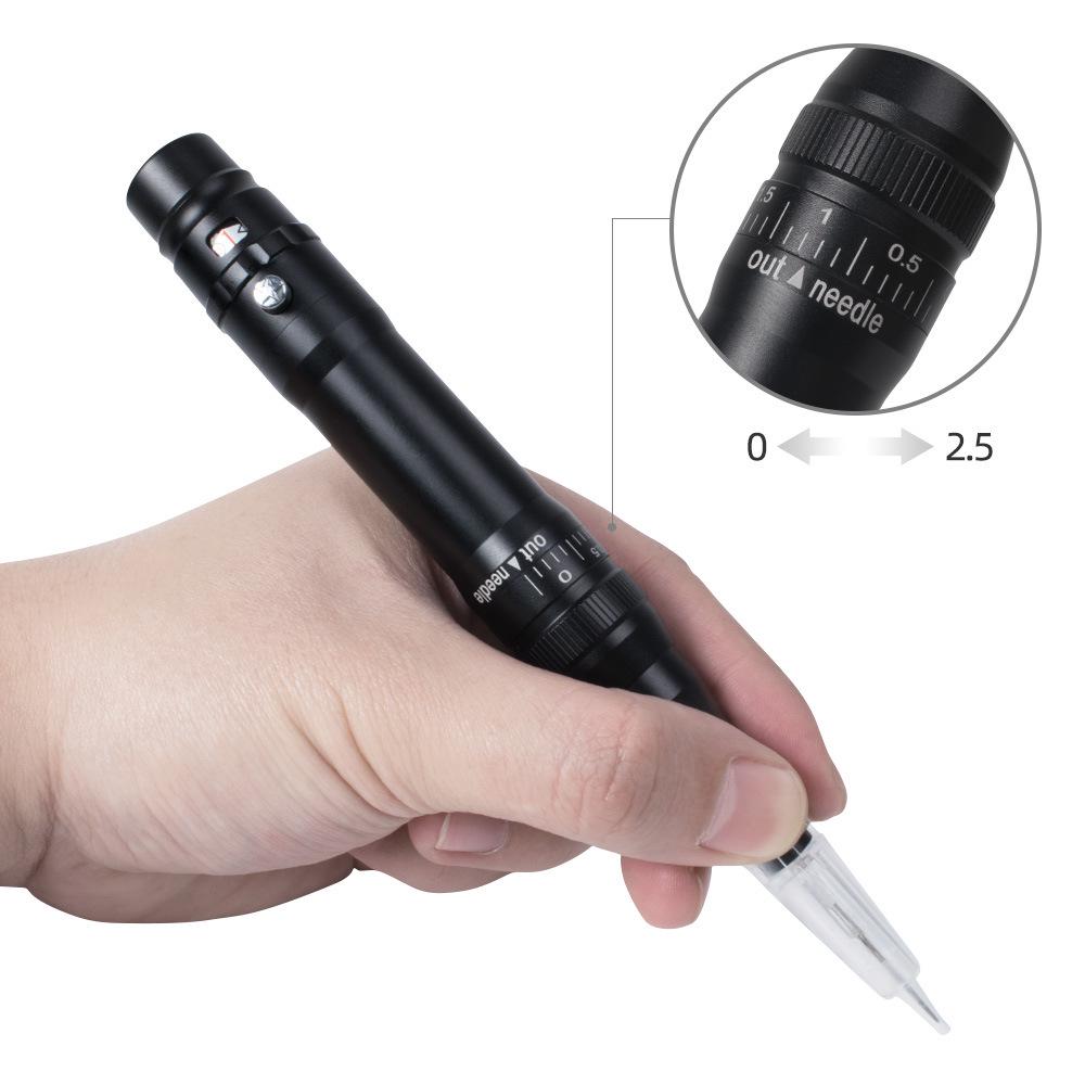 All-in-One Rechargeable PMU Machine for Eyebrows, Lips, Eyeliner: Battery-Powered Microblading & Shading Tool