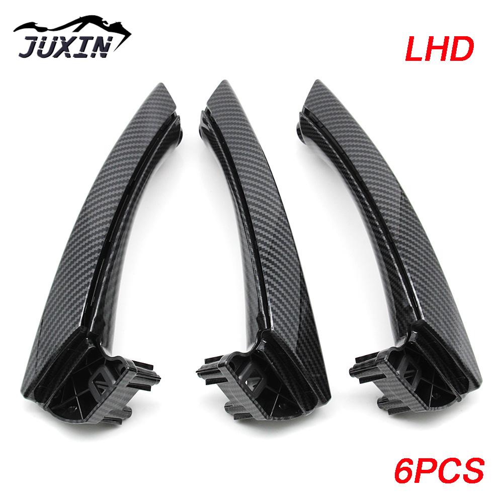 Εσωτερική λαβή αυτοκινήτου Εσωτερικό πάνελ πόρτας Τραβήξτε το κάλυμμα επένδυσης εμπρός πίσω αριστερά δεξιά Για BMW 3 series E90 E91 316 318 320 325