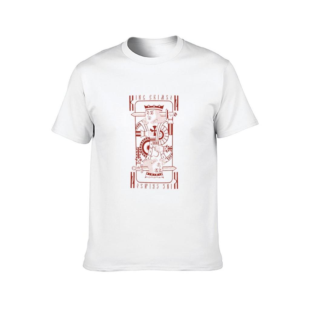 Bawełna t Król mężczyzna koszulki 100% koszula bawełna t Koszulka Karmazynowy paczka