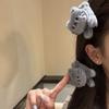 Pure Color Plush Small Hairpin Y2k Winter Hair Accessories Temperament Cute Duckbill  Headwear
