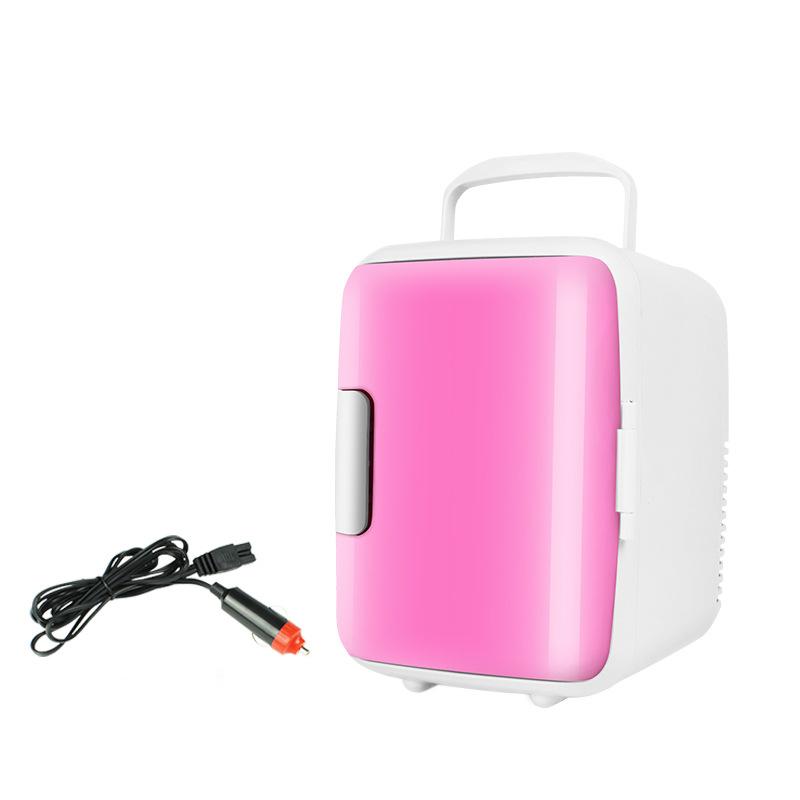 4L Large Capacity Car Refrigerator Food Grade Liner Cooler Warmer Mini Fridge for Dormitory Office Home Mini Fridge