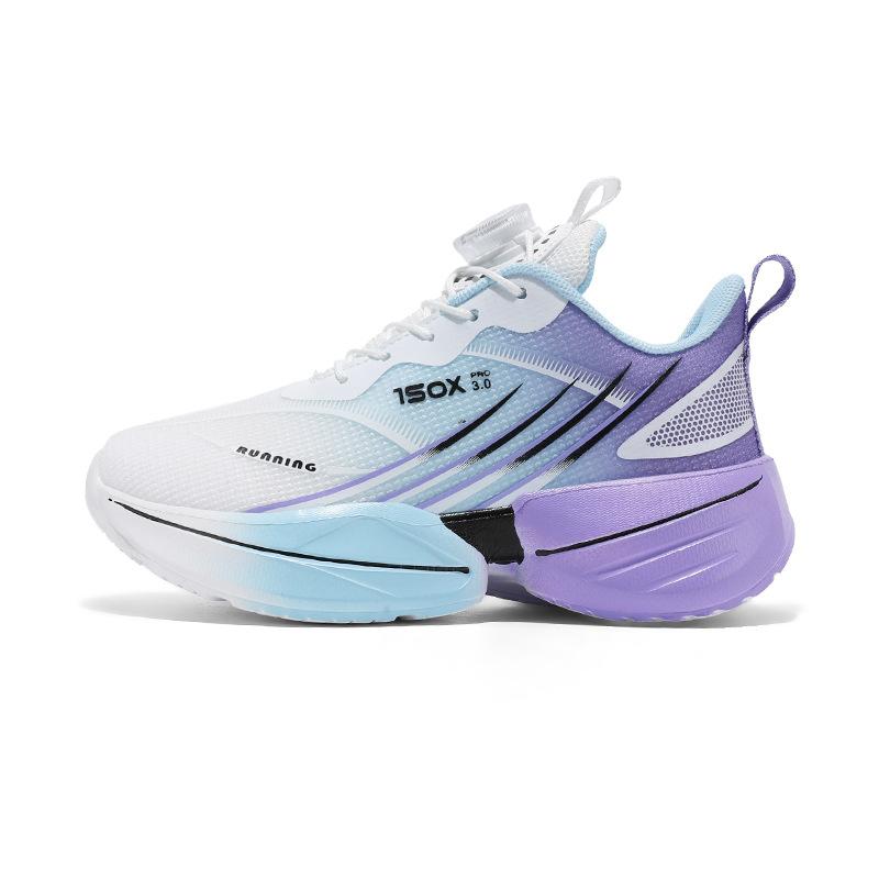 2025 Spring and Autumn Boys Sneakers Classmate Mesh Breathable Rotating Button Carbon Running Shoes Popular Red Rabbit Foreign Trade