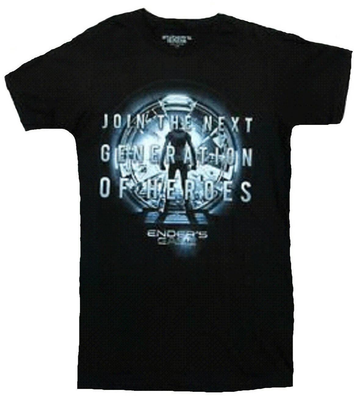 Join the Next Generation of Heroes - Enders Game Men s Black T-shirt - NWT M