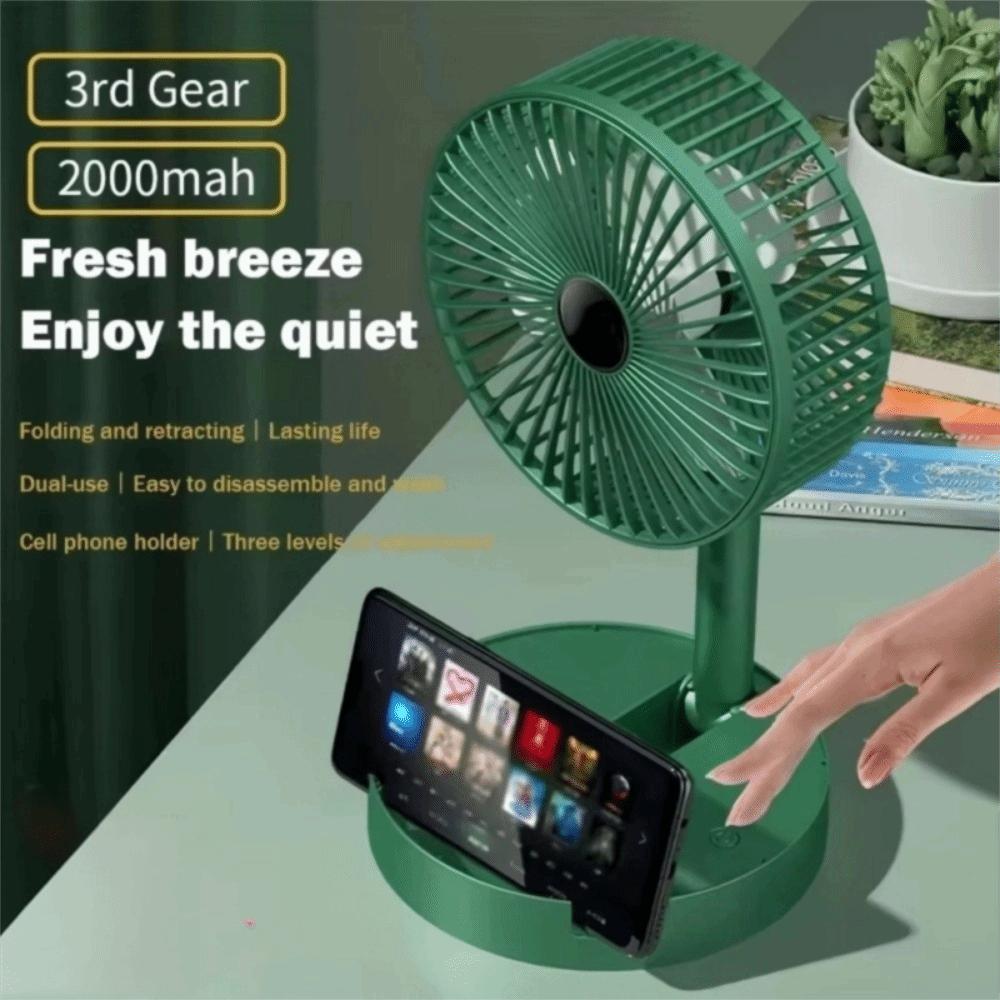 

Foldable Desktop Fan USB Small Fan Portable Mini Electric Fan Student Dormitory