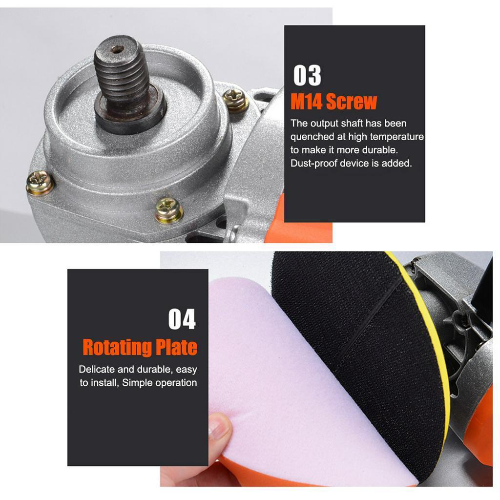 1580W 7Gear Speed Electric Floor Polisher Car Polisher Variable Speed Car Paint Care Tool Polishing Machine Sander