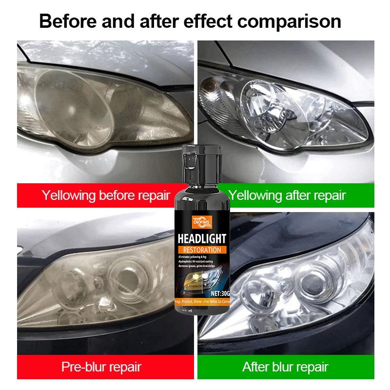 Car Headlight Restoration Polishing Kits Headlamp Repair Kits Car Light Polisher Cleaning Paste Car Paint Care Refurbish Agent