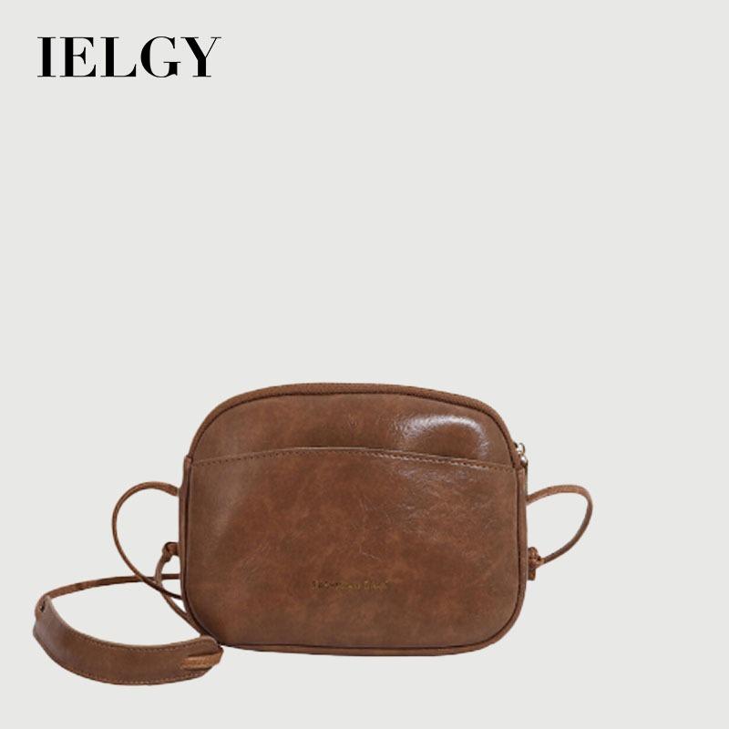 IELGY Small Square Bag Fashion Simple Large-Capacity One-Shoulder Messenger Casual Trendy Shoul