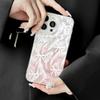 Zhitai Transparent Feather Yarn iPhone Case for 15Pro/16Pro Max