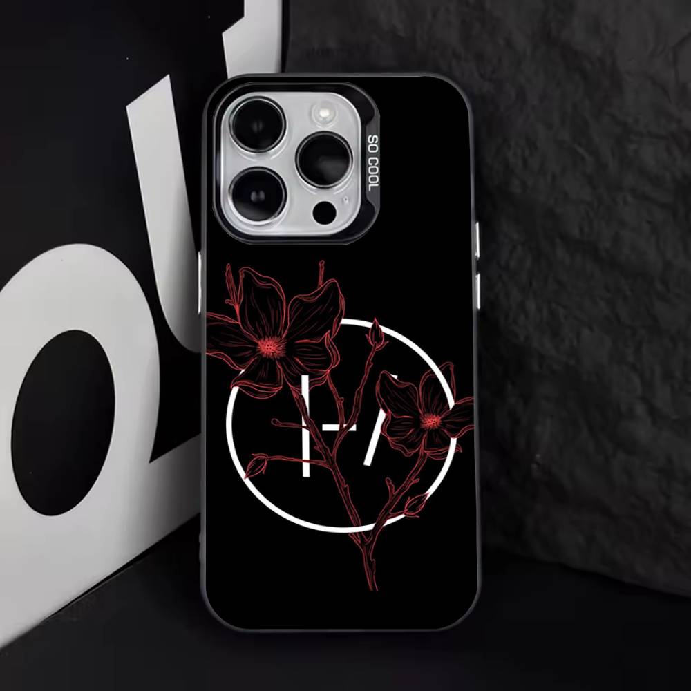 

Cool Twentys One P-Pilots (1) Phone Case For iPhone 17,16,15,14,13,12,11,Pro,Max,Plus,E,Air,Mini Black Tpu Cover iPhone12