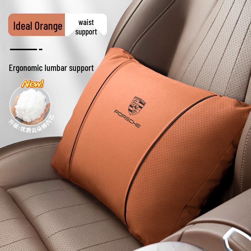 Porsche Kopfstützen- und Lendenwirbelstützkissen für Macan, Cayenne, Panamera, 718/911