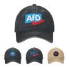 Afd GerUnisexy Unisex Stil Baseballkappen Used-Look Baumwollkappen Hut Vintage Outdoor-Aktivitäten Geschenk Snapback-Kappe