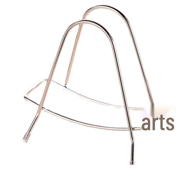 304 Stainless Steel Kitchen Countertop Pot Lid & Cutting Board Storage Rack