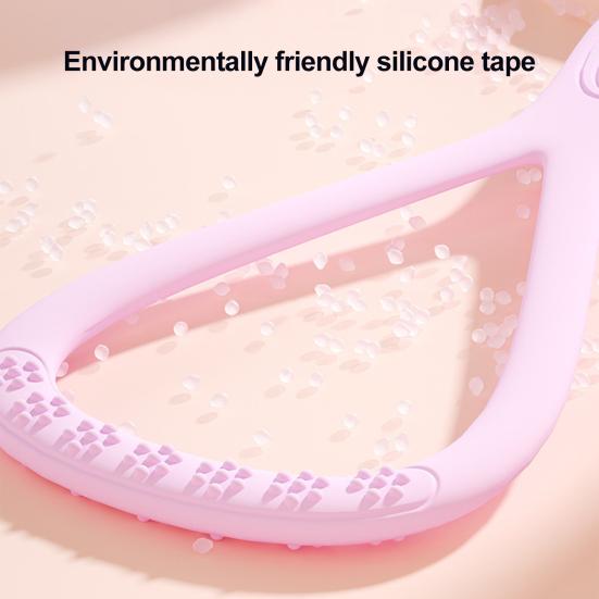Figure 8 Fitness Resistance Band Anti-slip Silicone 35Lbs Men Women Chest Expander Elastic Strap Shoulder Stretch Yoga Tension Rope