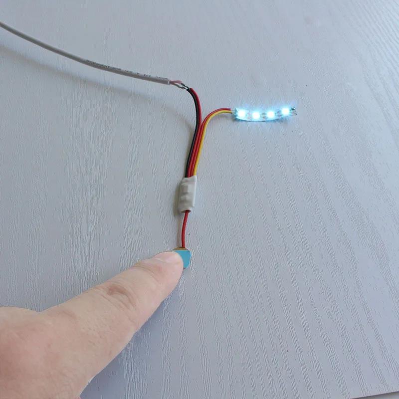 MINI Touch Sensor Switch 3.7-24V 2.5A Dual Mode Touch Control for LED Light/Water Level 4mm Plastic/Glass Panel