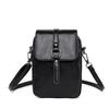 Women Crossbody Bag Mobile Phone Bag Leather Cross-body Card Wallet Pouch Travel Handbag Mini Wallet Shoulder Purse D2K0