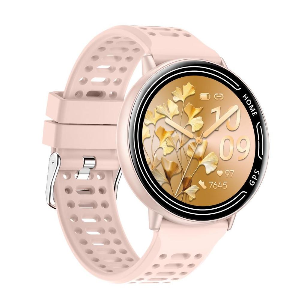 Rainbuvvy KC100 GPS Smartwatch 1.39inch 360x360 BT5.3 Bluetooth Call 1ATM Waterproof 230mAh Android Smart Bracelet Women Sports Watch
