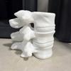 Lustiger Wirbeläulen Stifthalter 3D Gedruckter Simulationswirbelsäulen Bürstenhalter Wirbelsäule 3D Vase Ärzte