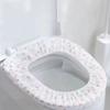 10 Stück biologisch abbaubare Einweg-Toilettensitzabdeckungen WC-Toilettenmatten Reise-Camping-Hotel-Badezimmer-Zubehör Toilettenpapier-Pads